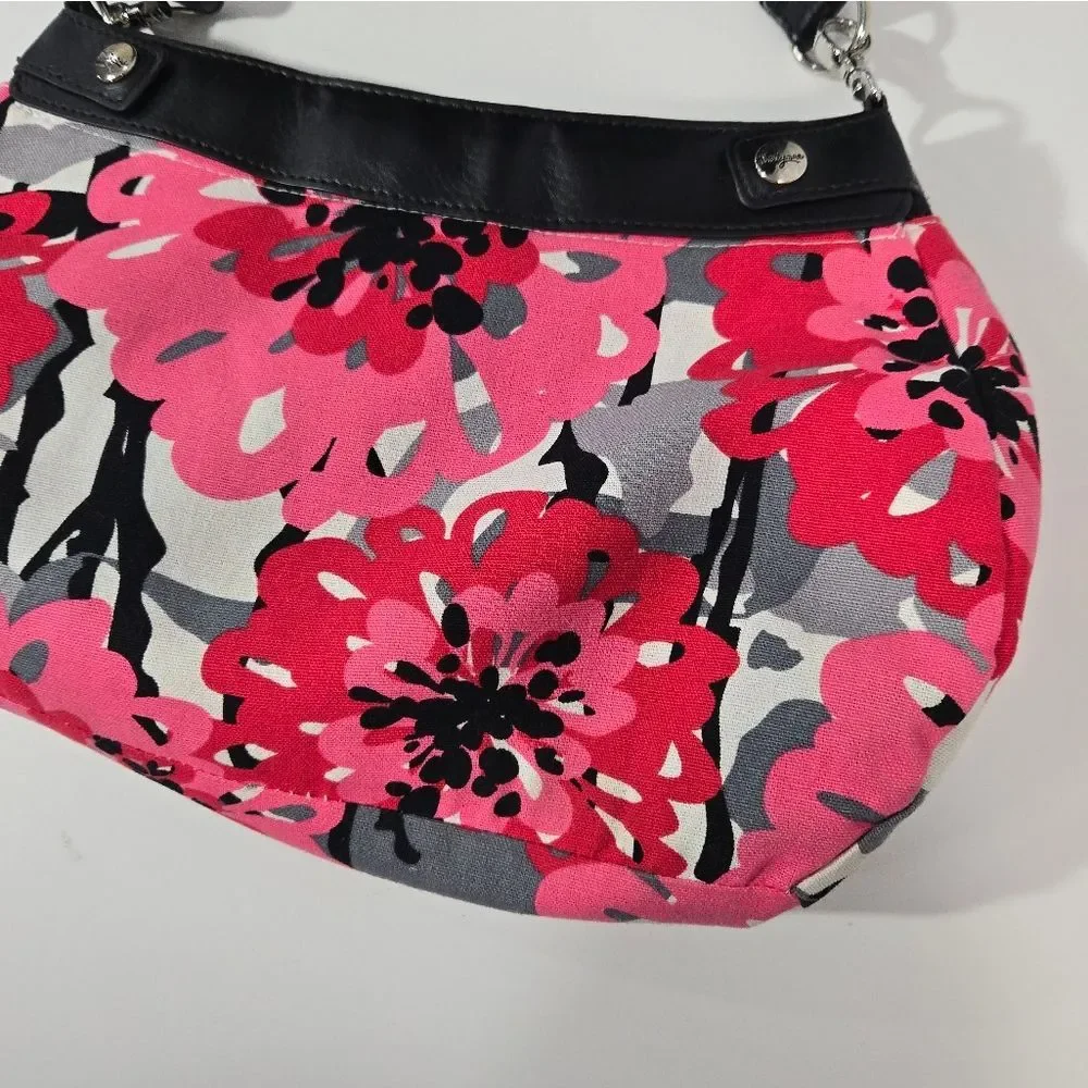 thirty-one pink floral‎ shoulder bag